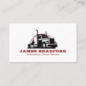 輸送セミトラック運送会社 名刺 (正面)