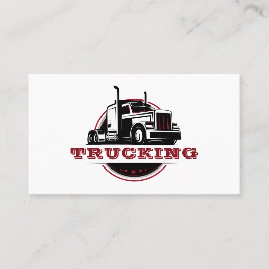 輸送セミトラック運送会社 名刺 (正面)