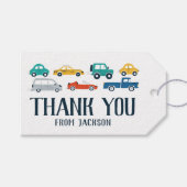 輸送テーマ誕生日サンキューカード ギフトタグ (正面(横))