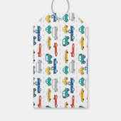 輸送テーマ誕生日サンキューカード ギフトタグ (裏面)