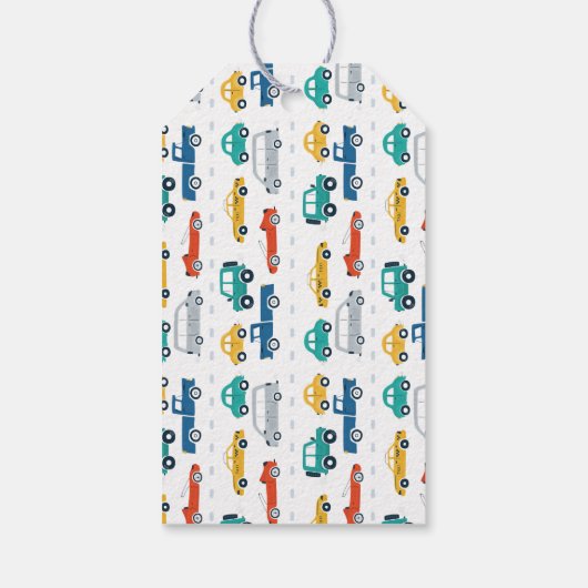 輸送テーマ誕生日サンキューカード ギフトタグ (裏面)