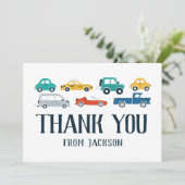 輸送テーマ誕生日サンキューカード サンキューカード (スタンド正面)