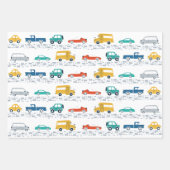 輸送テーマ誕生日包装紙 ラッピングペーパーシート (正面3)