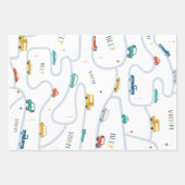 輸送テーマ誕生日包装紙 ラッピングペーパーシート (正面2)