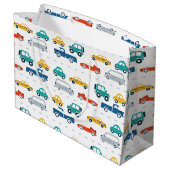 輸送テーマ誕生日包装紙 ラージペーパーバッグ (裏面アングル)