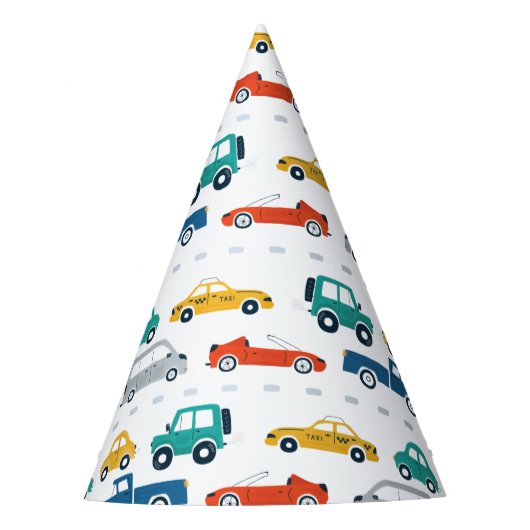 輸送テーマ誕生日 パーティーハット (正面)