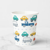 輸送テーマ誕生日 紙コップ (左)