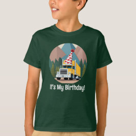 輸送トラック誕生日18ホイーラーおもしろい Tシャツ