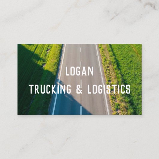 輸送トラック 名刺 (正面)