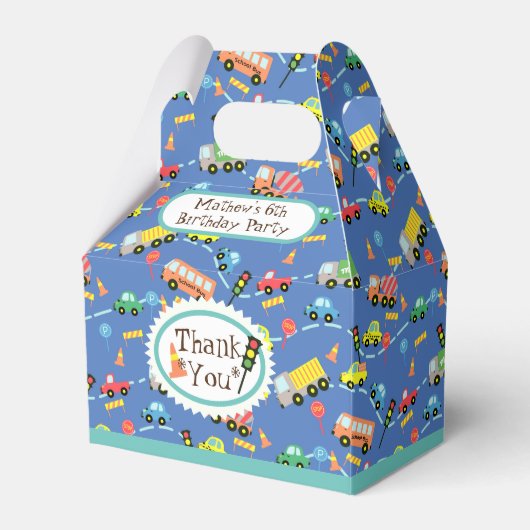 輸送ブルーの特典ボックス フェイバーボックス (正面サイド)