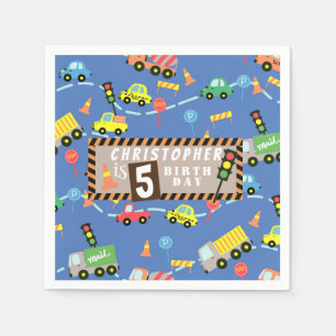 輸送ブルー スタンダードカクテルナプキン