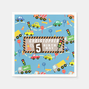 輸送ブルー スタンダードカクテルナプキン