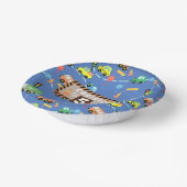 輸送ブルー ペーパーボウル (傾斜あり)