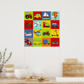 輸送モザイク ポスター (キッチン)