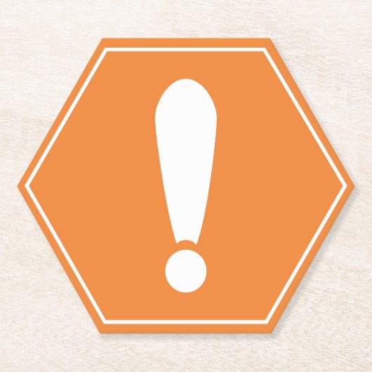 輸送上の注意書き ペーパーコースター (正面)