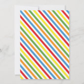 輸送招待状/列車誕生日招待状 招待状 (裏面)