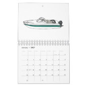 輸送漫画のイラストレーション カレンダー (1月 2027)