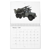 輸送漫画のイラストレーション カレンダー (2月 2027)