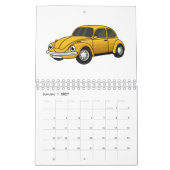 輸送漫画のイラストレーション カレンダー (1月 2027)