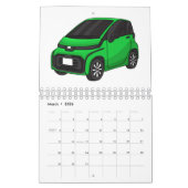 輸送漫画のイラストレーション カレンダー (3月 2026)