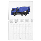 輸送漫画のイラストレーション カレンダー (1月 2026)