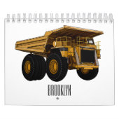 輸送漫画のイラストレーション カレンダー (カバー)