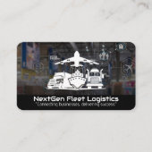 輸送物流車 名刺 (正面)