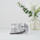 輸送用のワールドグローブ付きカ国際的ード 名刺 (スタンド正面)