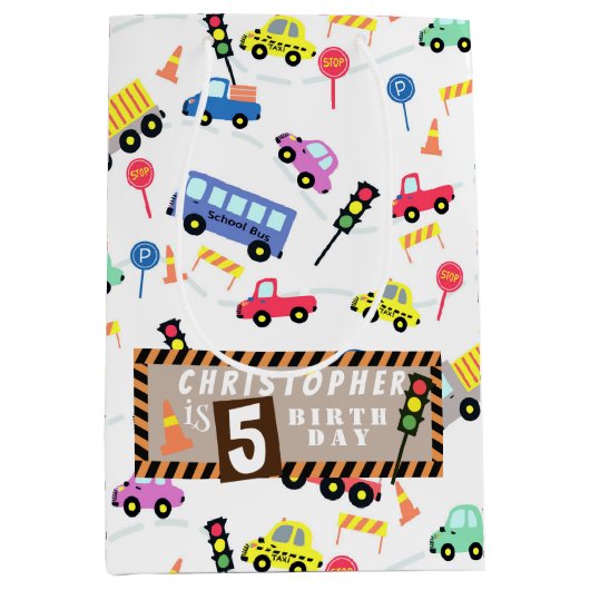 輸送白 ミディアムペーパーバッグ (正面)