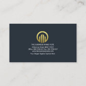 輸送矢印（青）ロジスティクスマネージャ 名刺 (裏面)