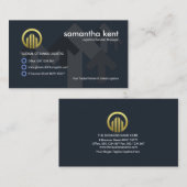 輸送矢印（青）ロジスティクスマネージャ 名刺 (正面/裏面)