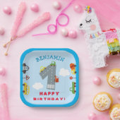 輸送第1期の誕生日パーティー ペーパープレート (パーティー)