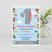 輸送第1期バースデーカーズパーティの招待状 招待状 (スタンド正面)