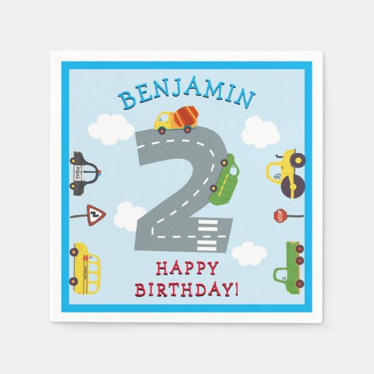 輸送第2期バースデーナプキンス スタンダードカクテルナプキン (正面)