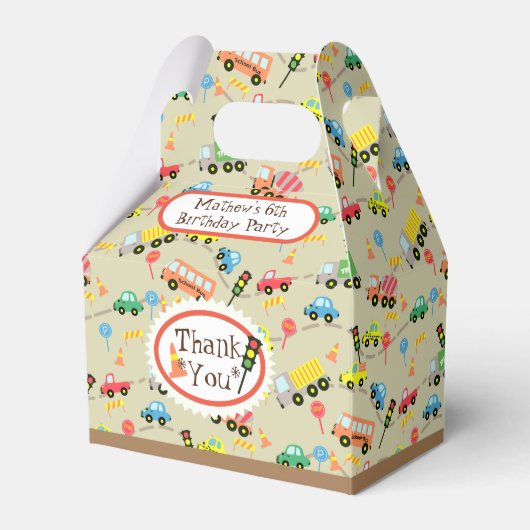 輸送茶色の好意ボックス フェイバーボックス (正面サイド)