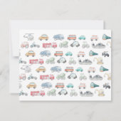 輸送誕生日サンキューカード サンキューカード (裏面)