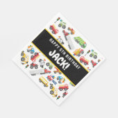 輸送誕生日ナプキンスビークル スタンダードランチョンナプキン (角)