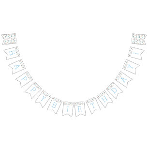 輸送誕生日バナー バンティングフラッグ