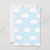 輸送誕生日パーティーサンキューカード 招待状 (裏面)