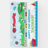 輸送誕生日パーティー歓迎の背景 横断幕 (縦)