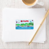 輸送誕生日ベビーシャワー差出人住所 ラベル (インサイチュ)