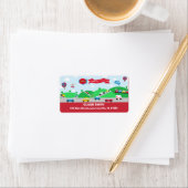 輸送誕生日ベビーシャワー差出人住所 ラベル (インサイチュ)