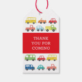 輸送誕生日招待状 ギフトタグ (正面)