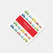 輸送誕生日招待状 スタンダードカクテルナプキン (角)