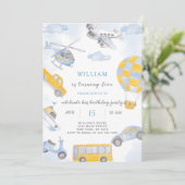 輸送誕生日招待状 招待状 (スタンド正面)