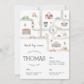 輸送誕生日招待状 招待状 (正面)