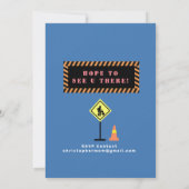 輸送誕生日招待状 招待状 (裏面)