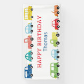 輸送誕生日招待状 横断幕 (縦)