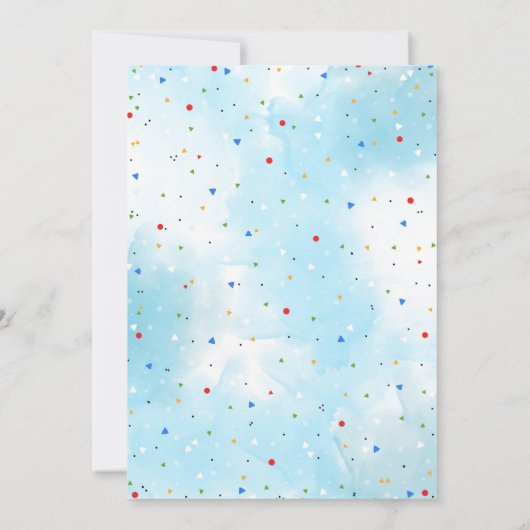 輸送誕生日 招待状 (裏面)