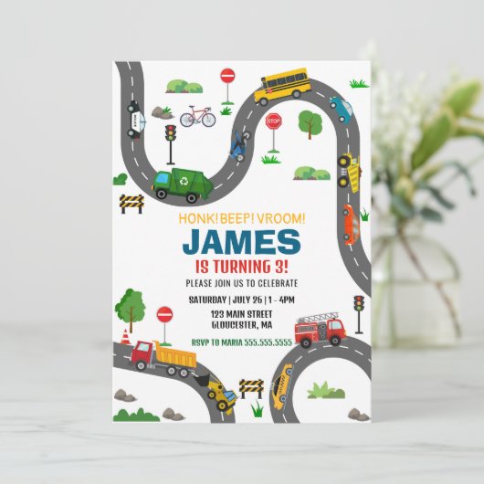 輸送誕生日 招待状 (スタンド正面)